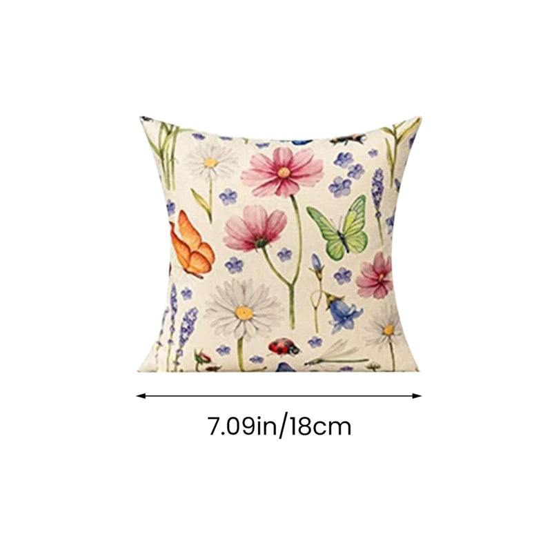 Outdoor Pillow Covers 18X18inch Set Of 4 Outdoor Waterproof Pillow Covers For Patio Furniture Garden