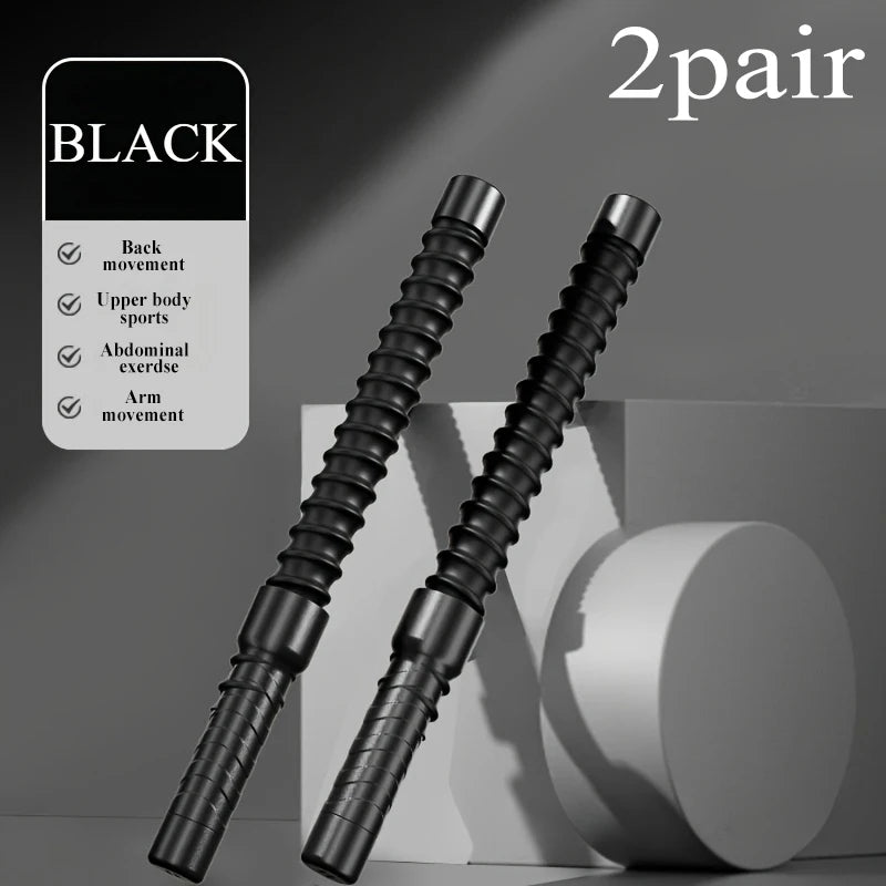Stainless Steel Fitness Stick - Strength And Muscle Exercise Fitness Tool With Strong Rebound Inertia Suitable For Home Fitness