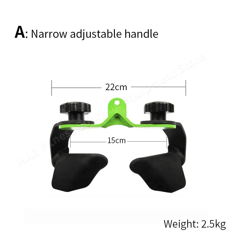 Fitness Lat Pull Down T-Bar Handle， Rowing Rotating V-Bar， Pulley Cable Machine Attachment Handle Grip， Gym Equipment Back Train