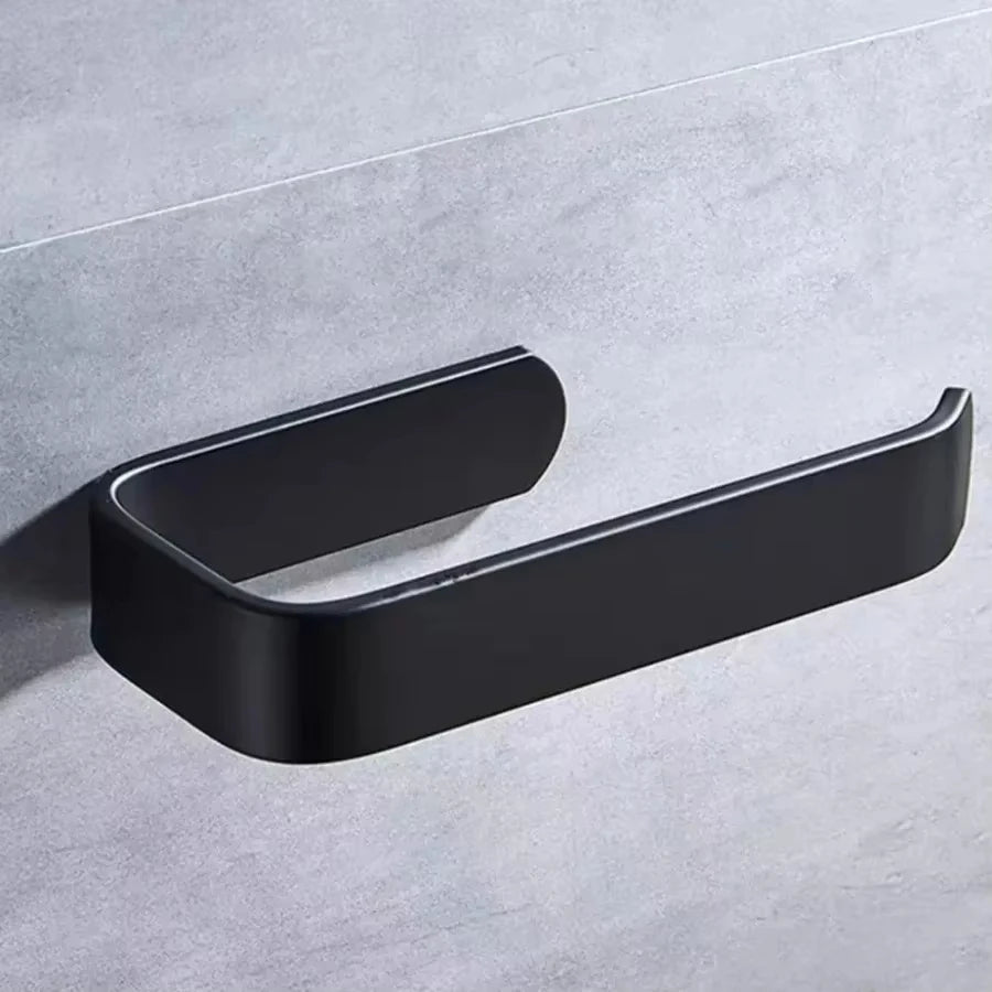 Self Adhesive Towel Rack, Wall Mounted Bathroom Supplies, Bathroom Towel Rack Hanger, Non Perforated Toilet Paper Holder