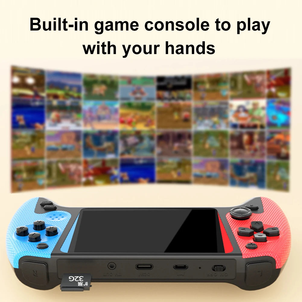 Gaming Console 3.5inch LCD Screen Built-in 500 Games Portable Game Console Video Game Console for Kids Adults for Single Player