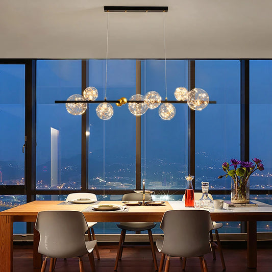 Modern dining room lamparas decoracion hogar moderno smart Pendant lights decoration salon Chandeliers for dining room