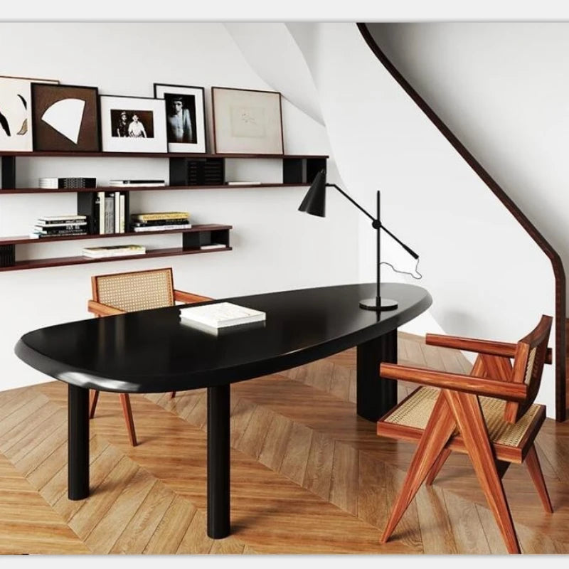 Unique Luxury Party Dining Table Modern Event Modern Mobile Dining Table Oval Nordic Design Mesas De Comedor Furniture Home