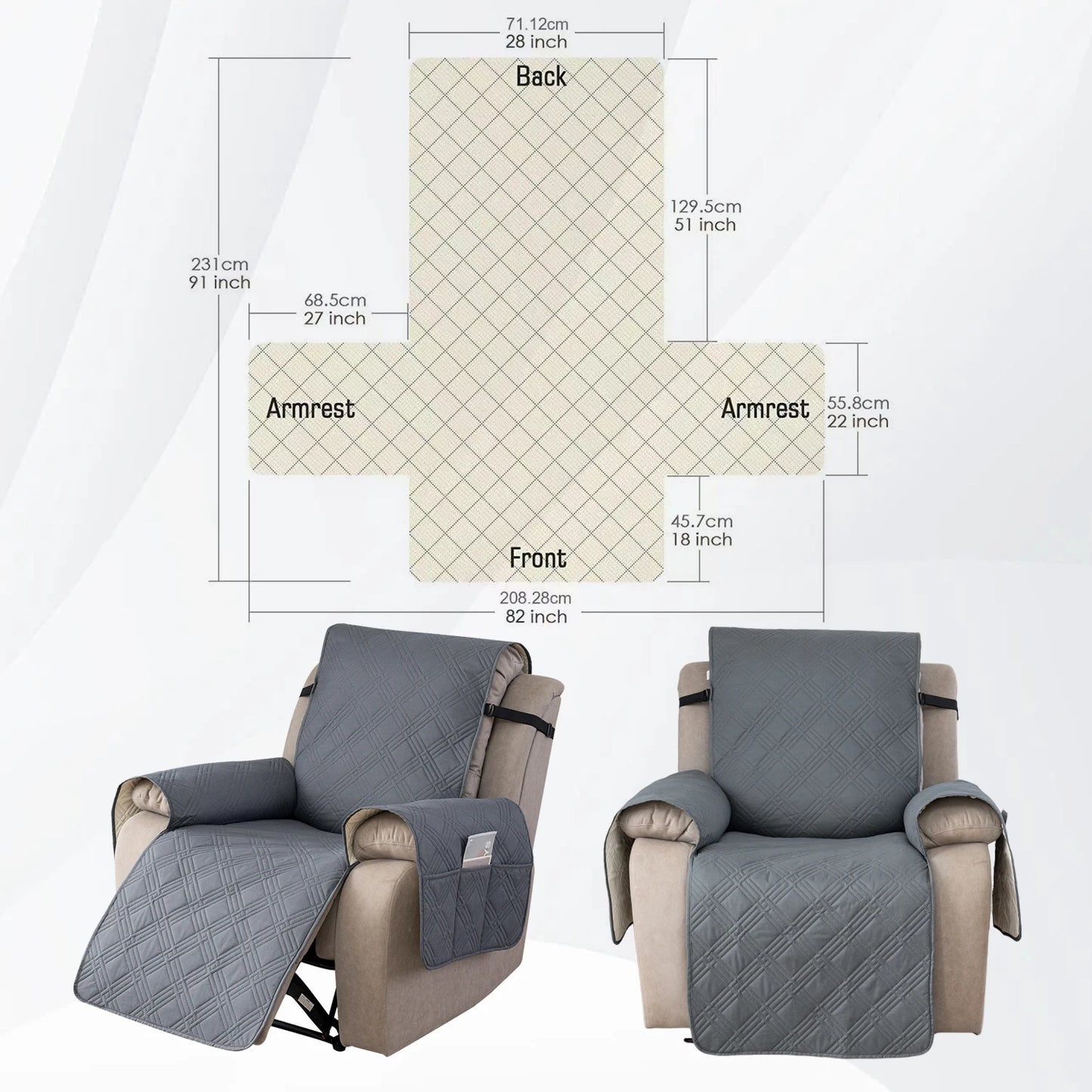 Waterproof Non-Slip Sofa Cushion High Quality  recliner sofa cover   Sofa Covers Antidirty Cover Sofa