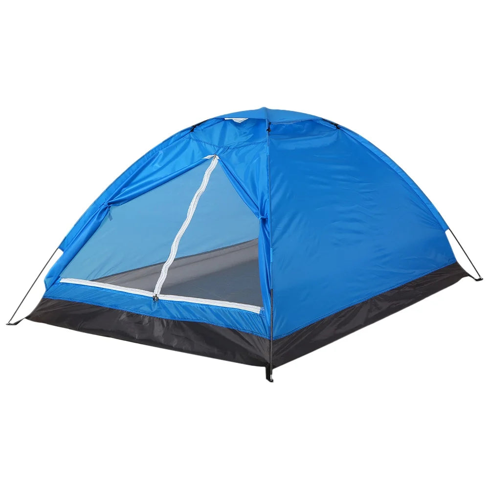 Fishing Hiking Camping Tent Single Layer Portable 1/2 Person Outdoor Camping Tents Summer Beach Tent Camouflage