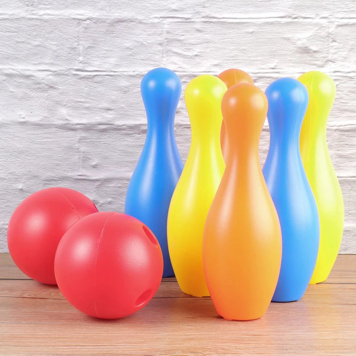 Durable Safe Fun Educational Toy Kids Bowling Set Children Sport Game Entertainment Plastic Material For Outdoor Use Parent