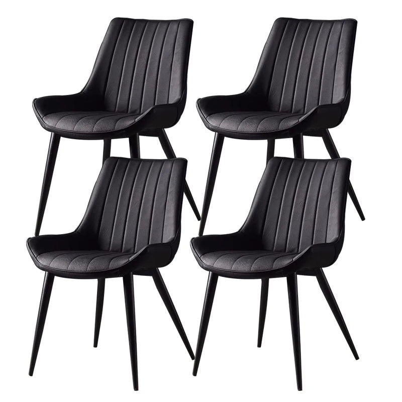 Nordic light stool leather soft dining chair kitchen dining room back chair dining room back chair restaurant is free shipping