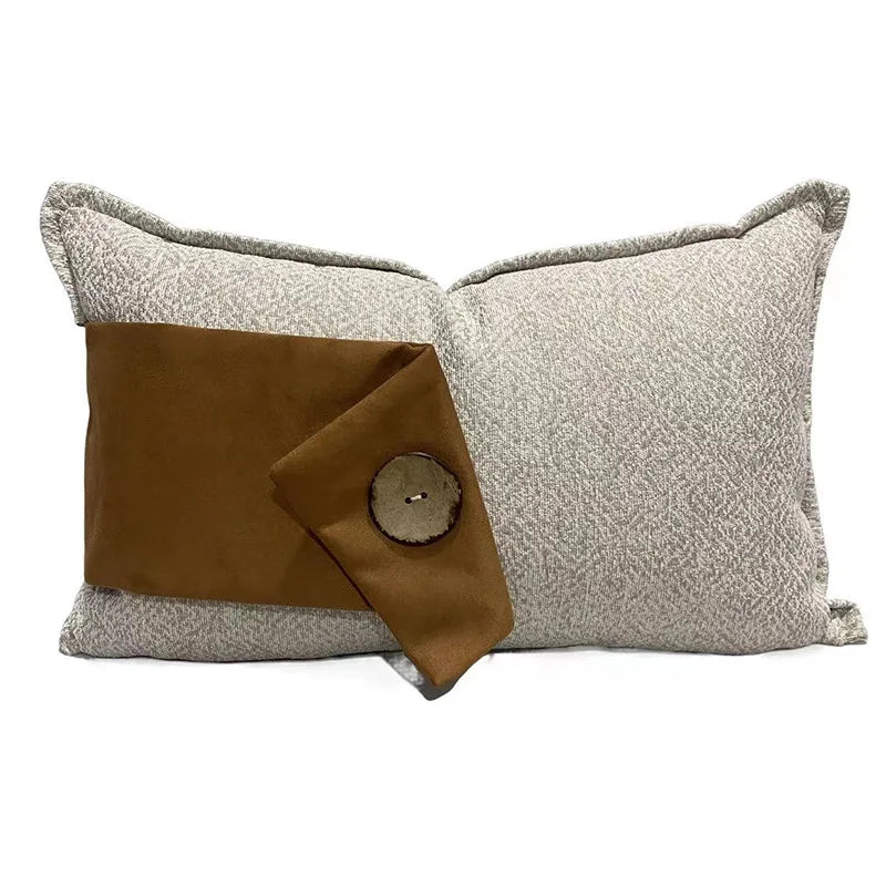 Modern Splicing Cushion Cover, Minimalist Style Pillowcase, Living Room Sofa Pillow Cover