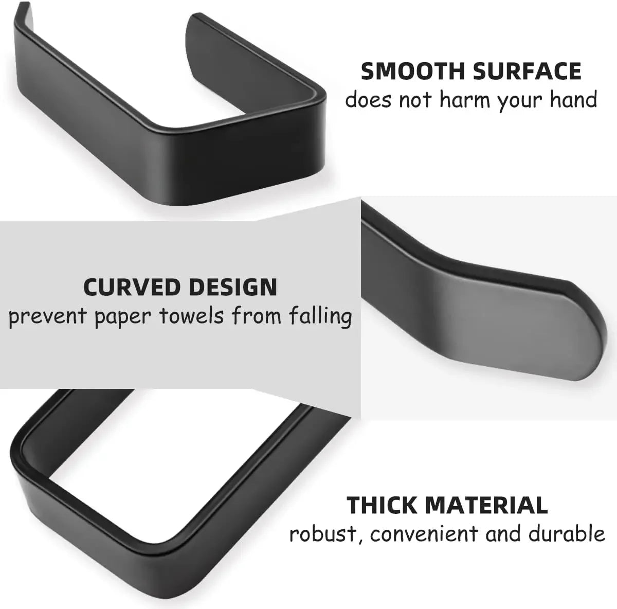 Self Adhesive Towel Rack, Wall Mounted Bathroom Supplies, Bathroom Towel Rack Hanger, Non Perforated Toilet Paper Holder