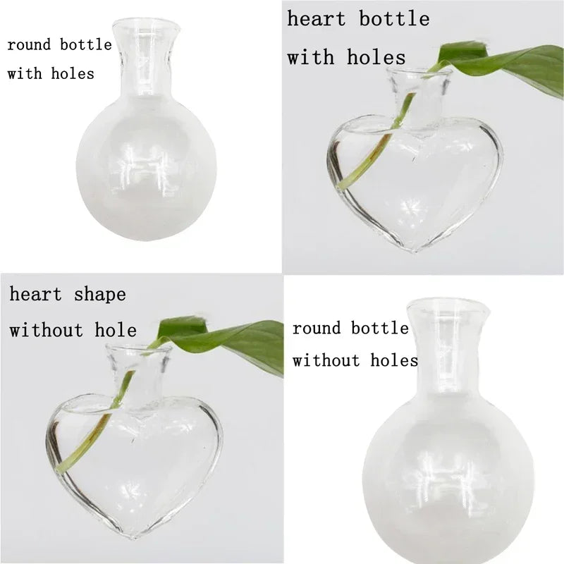 Replacement Vases Glass Bottle Accessories Home Decor  Vases Hydroponics Flower Transparent Glass Container