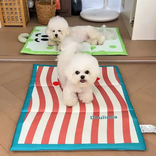 Pet Sleeping Mat Dog Bed Cat Puppy Bed Sofa Lovely Cooling Mat Summer Mattress Cushion for Small Large Dog Pet Supplies