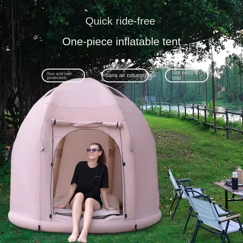 Automatic Opening Inflatable Tent, Outdoor Camping Tent, Hiking, Travel, Quick, 2-4 Person Air Tent, Waterproof Camping Tents