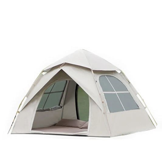 Outdoor Two-Door Folding Portable Automatic Tent, Rainproof Field Camping Equipment, Quick Opening Camping Tents