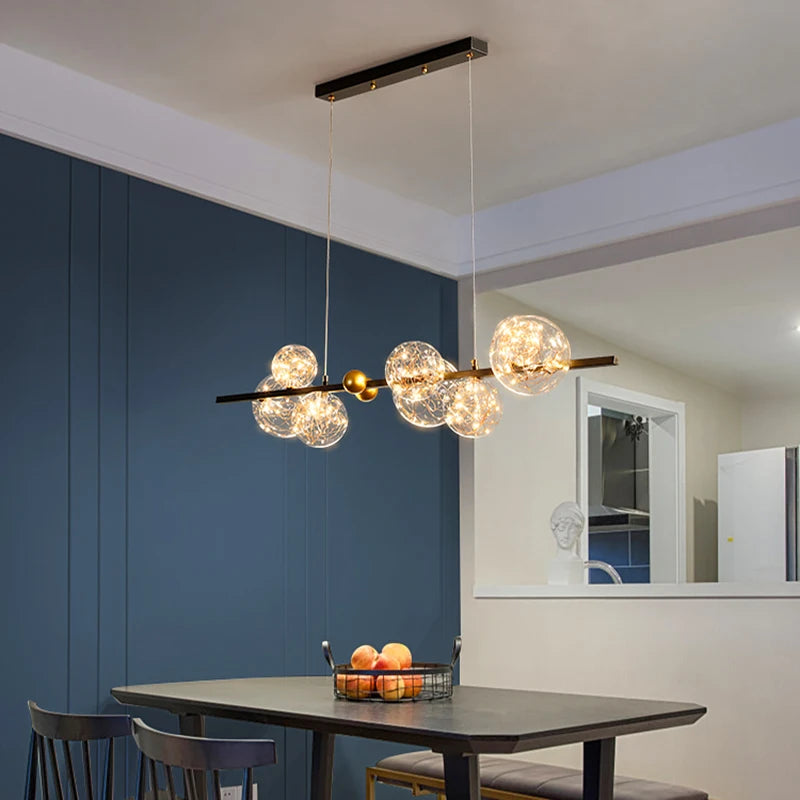 Modern dining room lamparas decoracion hogar moderno smart Pendant lights decoration salon Chandeliers for dining room