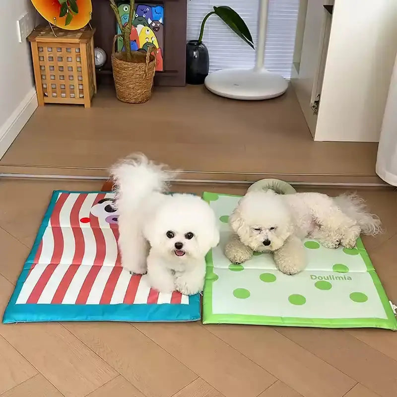 Pet Sleeping Mat Dog Bed Cat Puppy Bed Sofa Lovely Cooling Mat Summer Mattress Cushion for Small Large Dog Pet Supplies