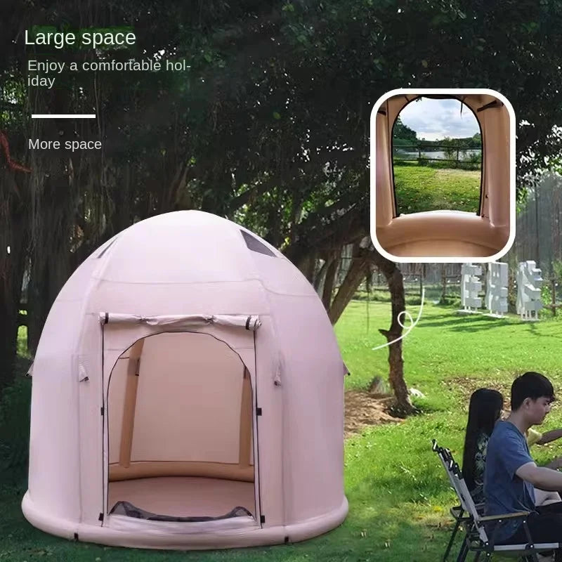 Automatic Opening Inflatable Tent, Outdoor Camping Tent, Hiking, Travel, Quick, 2-4 Person Air Tent, Waterproof Camping Tents