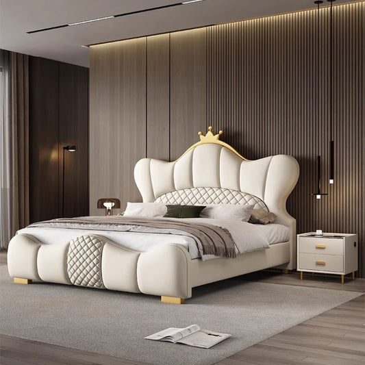 Reading Princess Bed Minimalist Designer Comfortable Fashionable Beds French Aesthetics Nordic Modern Wood Muebles Furniture