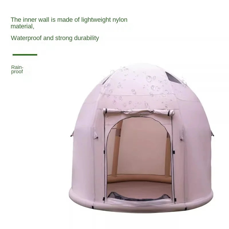 Automatic Opening Inflatable Tent, Outdoor Camping Tent, Hiking, Travel, Quick, 2-4 Person Air Tent, Waterproof Camping Tents