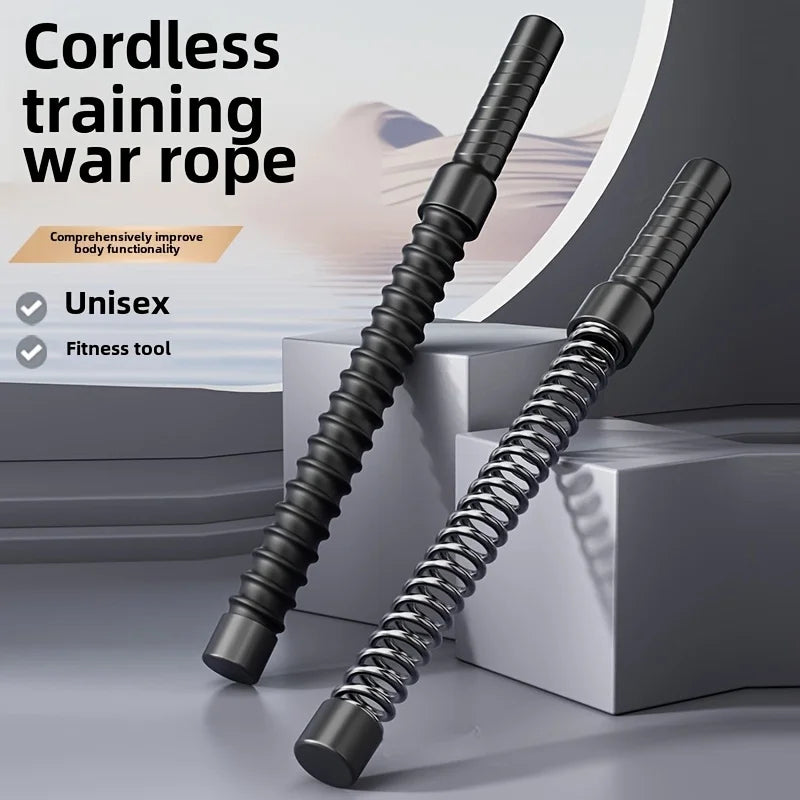 Stainless Steel Fitness Stick - Strength And Muscle Exercise Fitness Tool With Strong Rebound Inertia Suitable For Home Fitness