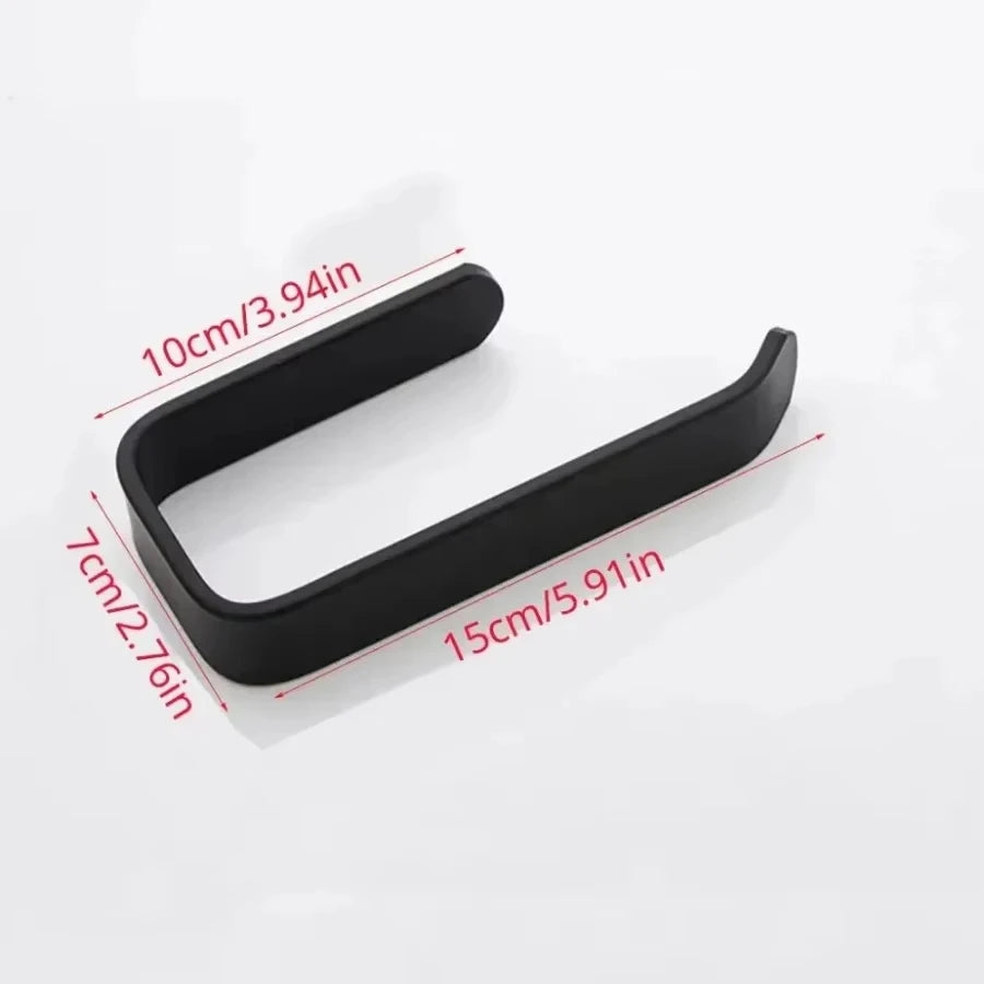 Self Adhesive Towel Rack, Wall Mounted Bathroom Supplies, Bathroom Towel Rack Hanger, Non Perforated Toilet Paper Holder