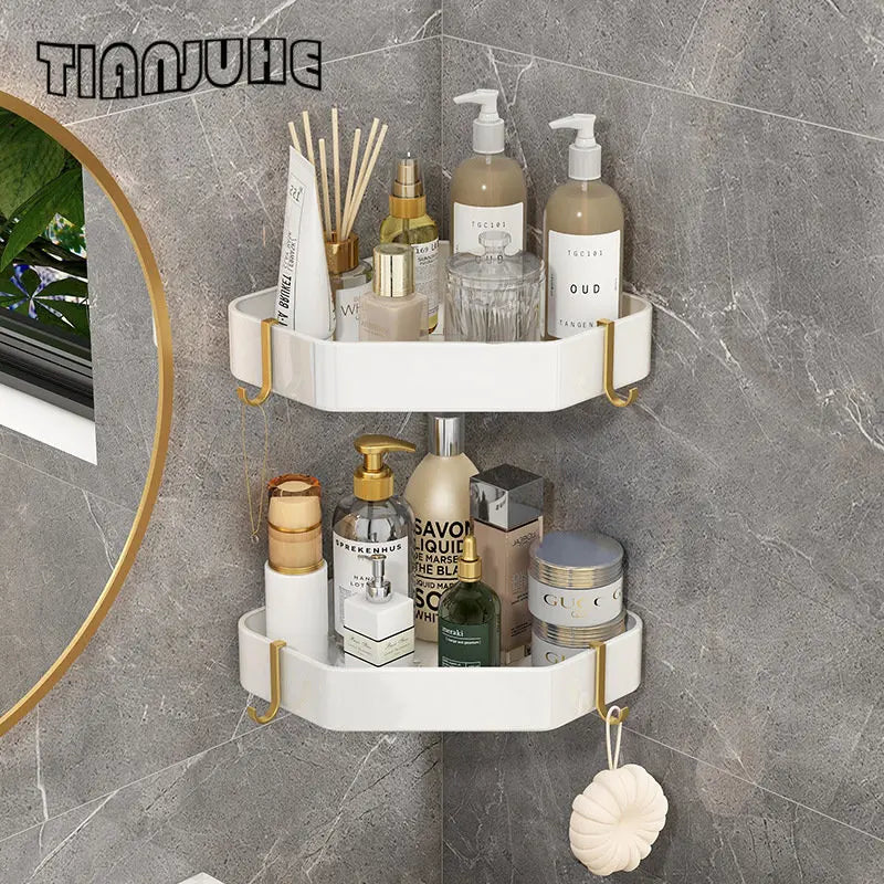 Bathroom Hardware Set white Gold  Towel Bar Set Hand Towel Ring Wall Mounted Paper Holder Robe Towel Hook