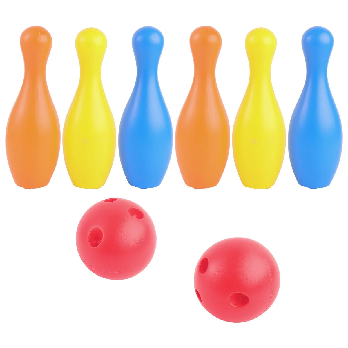 Durable Safe Fun Educational Toy Kids Bowling Set Children Sport Game Entertainment Plastic Material For Outdoor Use Parent