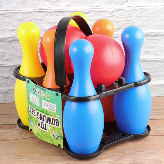 Durable Safe Fun Educational Toy Kids Bowling Set Children Sport Game Entertainment Plastic Material For Outdoor Use Parent
