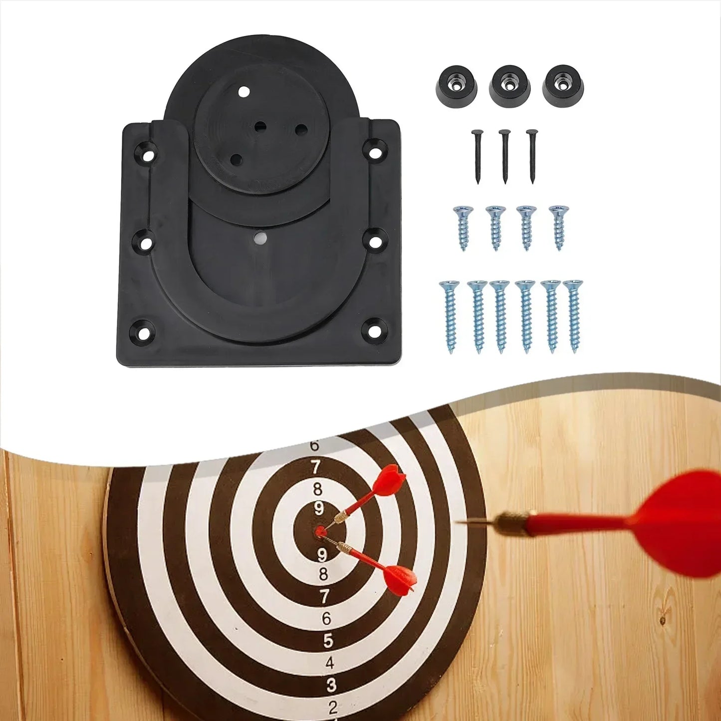 Sporting Goods Dartboard Bracket Indoor Games Darts Kit Mounting Wall With Fixed Accessories Dartboard Bracket