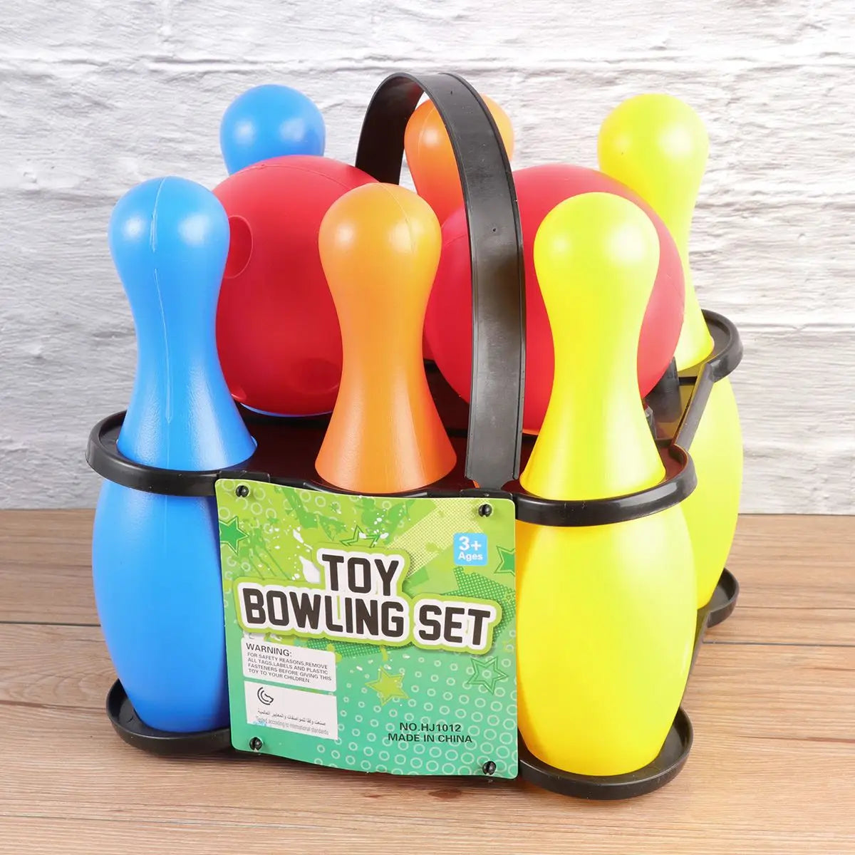Durable Safe Fun Educational Toy Kids Bowling Set Children Sport Game Entertainment Plastic Material For Outdoor Use Parent