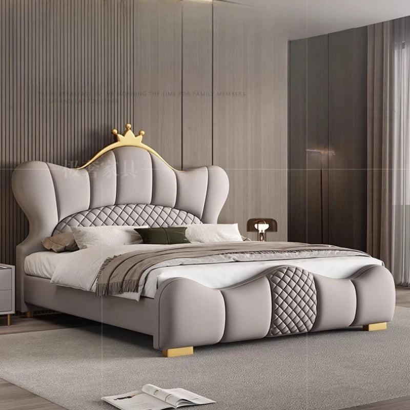 Reading Princess Bed Minimalist Designer Comfortable Fashionable Beds French Aesthetics Nordic Modern Wood Muebles Furniture