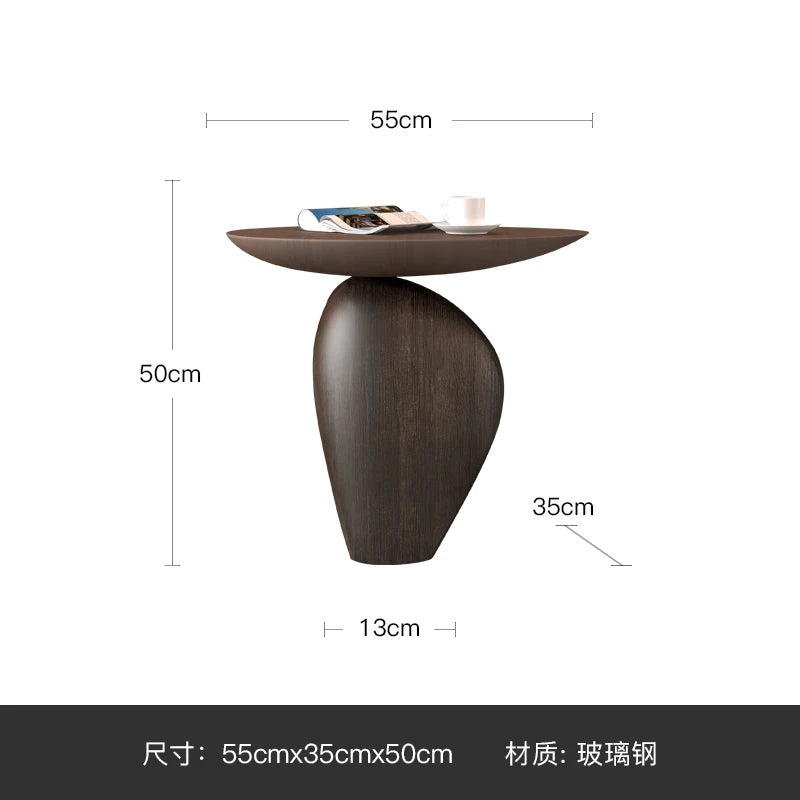 Home Decor Creative Cobblestone Side Table Living Room Sofa Corner Tables Nordic Coffee Tables Tea Tables Bedroom Bedside Table