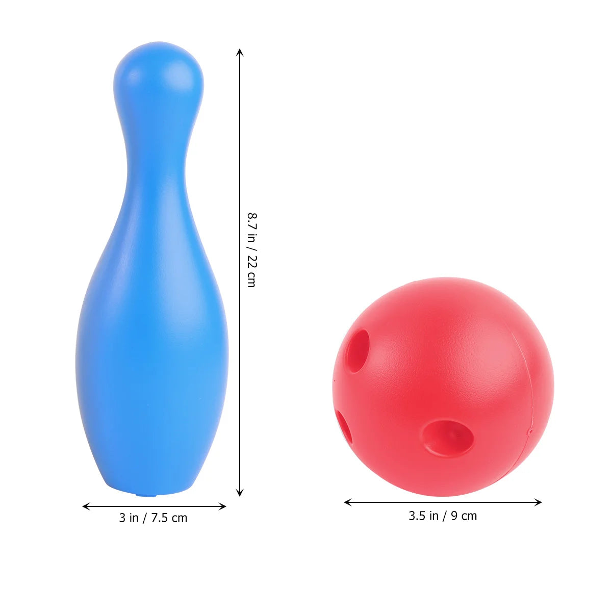 Durable Safe Fun Educational Toy Kids Bowling Set Children Sport Game Entertainment Plastic Material For Outdoor Use Parent