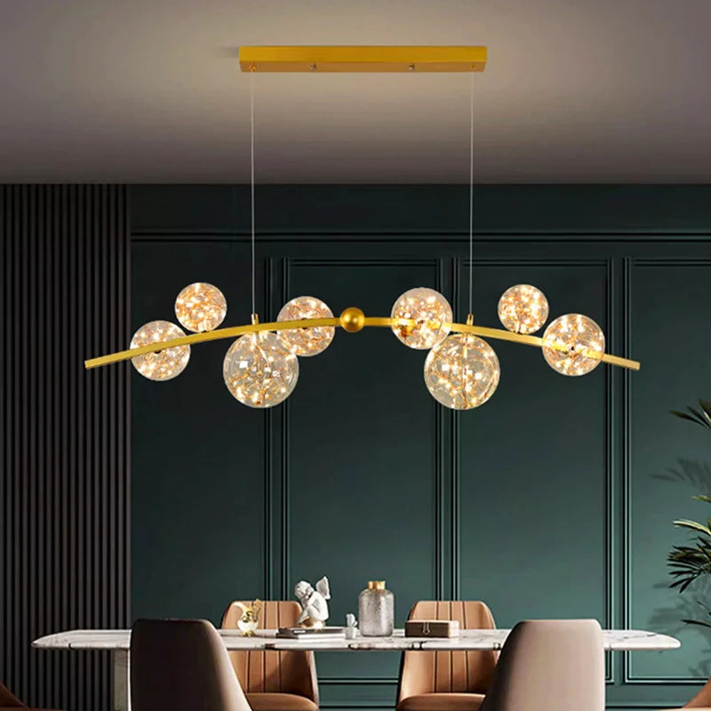 Modern dining room lamparas decoracion hogar moderno smart Pendant lights decoration salon Chandeliers for dining room
